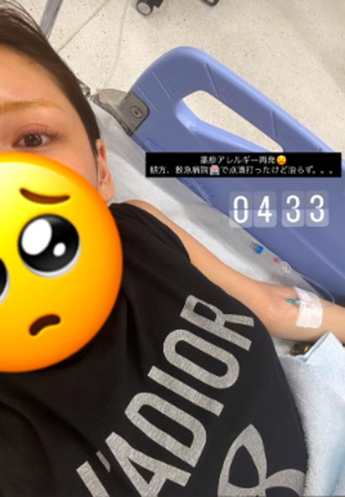 進撃のノア 入院 病気 インスタグラムより